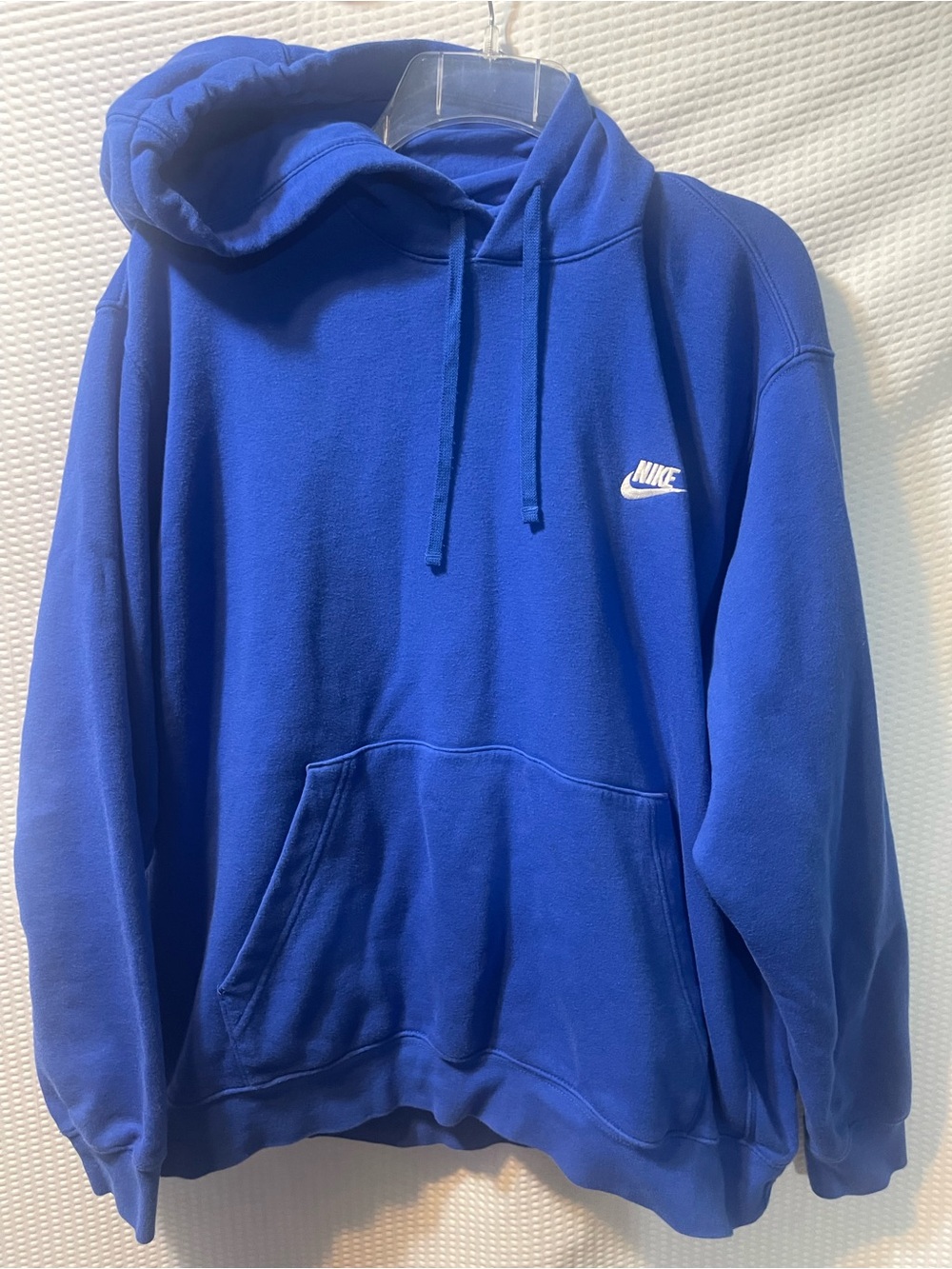 Nike Men's Royal Blue Pullover Hoodie